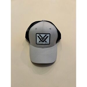 Vortex Trucker Hat Optics Gray and Black Mesh Back Hunting Shooting